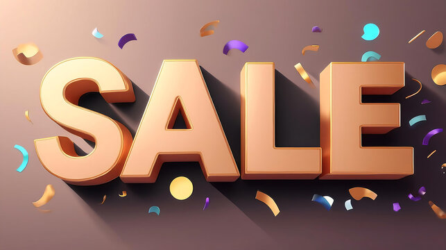 A vibrant 3D holiday illustration featuring neon numbers representing the transition from 2013 to 2014, with a festive design for New Year celebrations and a prominent discount sign for a seasonal sal