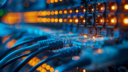 Poster - Internet connection , bandwidth network .
