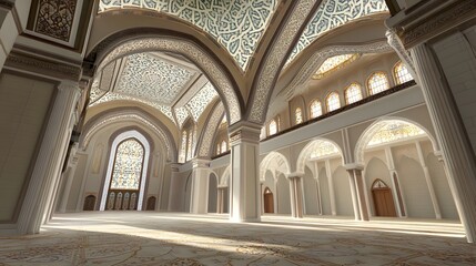 Wall Mural - Interior of a Grand Mosque