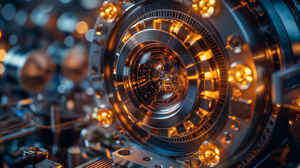 Fototapete - Quantum Computing .