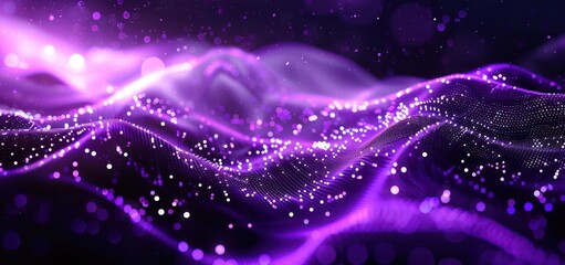 Poster - Purple Abstract Background