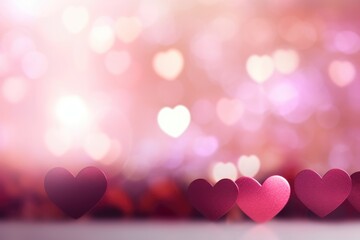 Fototapete - Blured valentine day background image