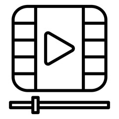 Sticker - Video Icon