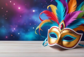 Vector festive carnival mask
