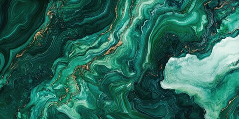 Wall Mural - Green Marble Surface Close Up