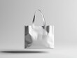© Amara - Floating White Tatami Bag Minimalist Perspective Subtle Texture Tote bag