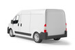 © Miquel - White delivery van on a white background