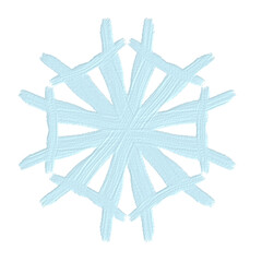 Canvas Print - snowflake  illustration