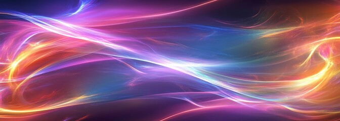 Flowing colorful gradient twirl magic composition background 