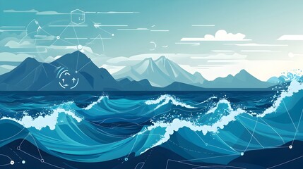Poster - innovative iot powered tsunami warning system with real time ocean monitoring and analytics for enha