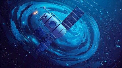 Poster - cutting edge iot powered satellite monitoring system for tracking and analyzing hurricanes storms an