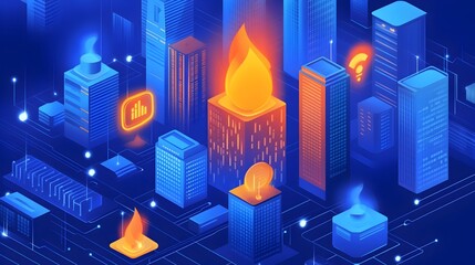 Poster - innovative iot powered fire risk assessment tools for smart building safety and management advanced 