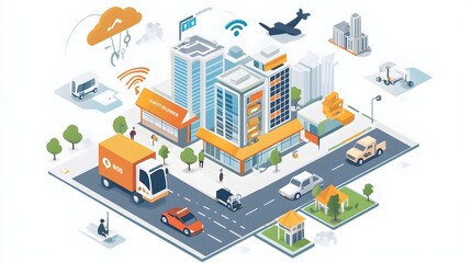 Poster - innovative iot enabled last mile delivery solutions streamlining modern logistics and supply chain e