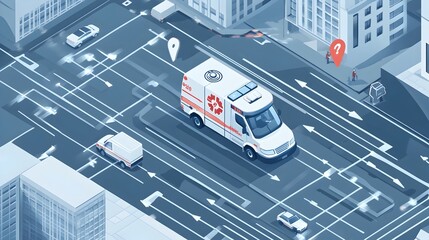Poster - iot powered location tracking for rescue vehicles enhancing emergency response coordination through 