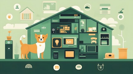 Poster - smart home systems with iot integrated devices providing comprehensive pet safety and security for m