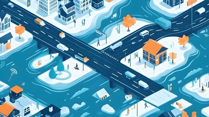 Poster - iot connected evacuation route planning and guidance during floods enabling disaster resilience thro