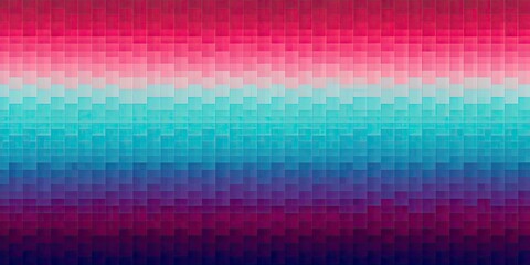 Wall Mural - A colorful gradient pattern with small squares.