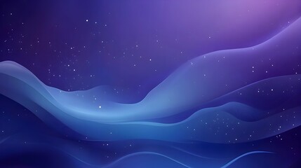 Poster - Elegant and Minimalist Indigo Gradient Background with Smooth Transitions and Ample Negative Space for Overlay Text or Graphic Elements