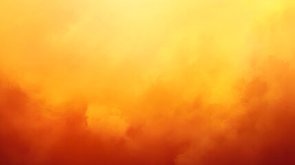 Poster - Smooth Transitioning Amber Gradient Background Providing Ample Empty Space for Overlaying Text Logos or Graphic Elements
