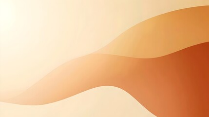 Poster - Elegant and Soothing Tan Gradient Background with Smooth Color Transitions Providing Ample Space for Overlaying Text Graphics or Design Elements
