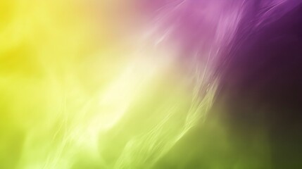 Poster - Elegant gradient background with smooth transitions between complementary shades of violet and yellow green creating a modern minimalist and visually striking design element for digital applications