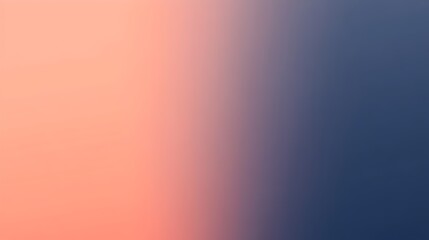 Poster - beautifully designed gradient background featuring smooth transitions between navy and peach color t