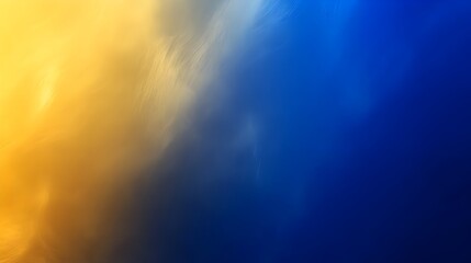 Poster - Sophisticated and Luxurious Gradient Background Featuring a Smooth Transition Between Shades of Royal Blue and Gleaming Gold Providing Ample Room for Overlaying Text or Graphic Elements