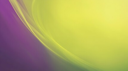 Poster - Elegant and Vibrant Smooth Gradient Background Transitioning Between Chartreuse and Purple Tones Providing Ample Space for Overlay Text or Graphic Elements