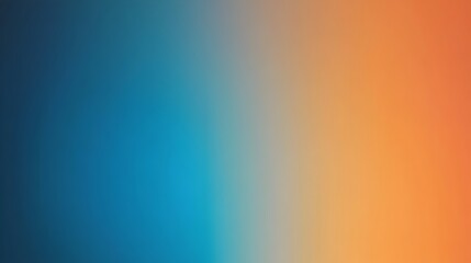 Poster - Elegant and Modern Gradient Background with Seamless Transitions Between Warm Orange and Cool Azure Tones Providing an Ample Blank Canvas for Overlaying Text Graphic Elements or Other Creative Designs