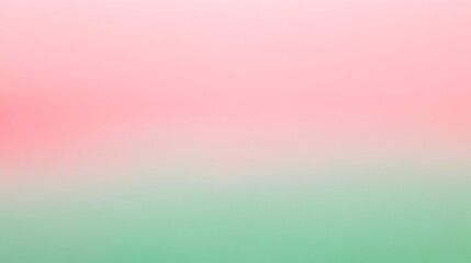 Poster - Serene pastel gradient abstract background with smooth transitions between soft pink and green hues leaving ample blank space for text graphic elements or other overlay designs