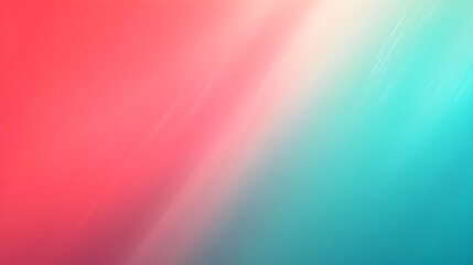 Poster - Elegant gradient background with smooth transitions between vibrant shades of cyan and crimson leaving ample space for overlay text or graphic elements  This contemporary