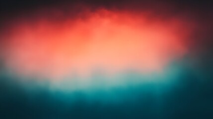 Poster - Elegant and Versatile Gradient Background with Smooth Transitions between Teal and Red Orange Hues Providing a Captivating Backdrop for Overlay Text Graphics and Other Design Elements