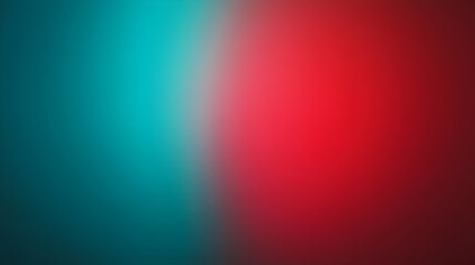 Poster - Elegant and Modern Gradient Background with Seamless Transition Between Turquoise and Scarlet Shades Ideal for Overlaying Text Logos or Graphic Elements in Digital Design Advertising