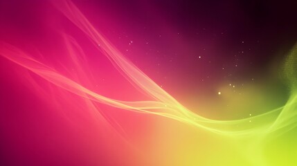 Poster - Mesmerizing gradient background featuring a smooth transition between warm lime and vibrant magenta tones creating an elegant and modern design with ample space for overlay text or graphic elements