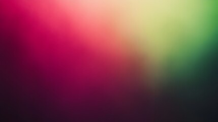 Poster - Gradient Background with Smooth Transitions Between Shades of Green and Red Violet Leaving Ample Space for Text or Graphic Overlay Elements
