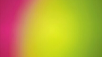 Poster - Minimalist Abstract Background with Smooth Gradient Transition between Vibrant Lime Green and Fuchsia Shades Providing Ample Space for Graphic Overlay or Text Elements