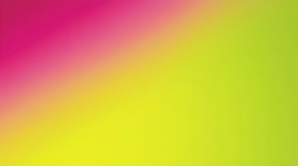Poster - Elegant and Visually Captivating Smooth Gradient Background Transitioning Between Complementary Shades of Lime Green and Fuchsia Leaving Ample Space for Overlay Text or Graphic Elements