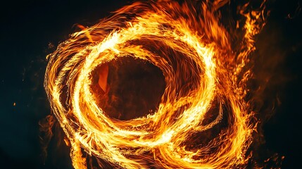 Wall Mural - fiery background