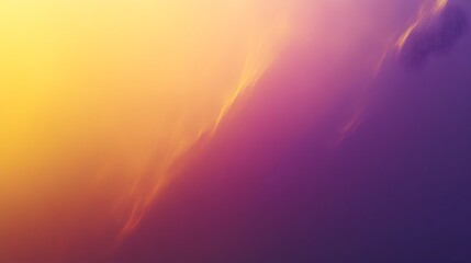 Poster - Elegant and Sophisticated Gradient Background with Smooth Transition Between Soft Gold and Vibrant Purple Shades Leaving Ample Space for Overlay Text Graphics or Other Design Elements