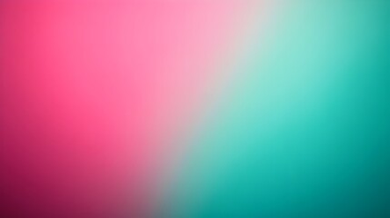 Poster - Stunning gradient background with seamless transitions between shades of fuchsia and jade creating a serene and modern aesthetic  Ample space for overlaying text logos or other design elements