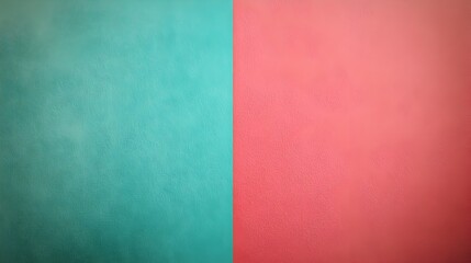 Poster - Elegant and Minimalist Textured Paper Background with Subtle Gradient in Soft Turquoise and Scarlet Tones Providing Ample Space for Overlay Text Graphic Elements or Creative Design