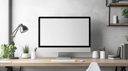 Wall Mural - Computer mockup