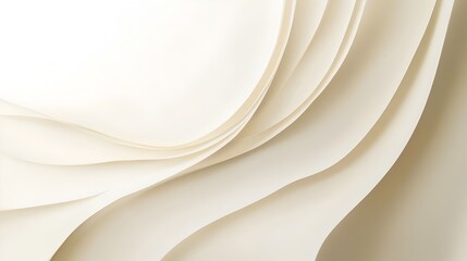 Poster - Minimalist and elegant textured paper background with soft gradient hues in shades of cream clean and versatile space for overlay of text graphics or other design elements