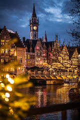 Christmas holiday in Ghent, Belgium