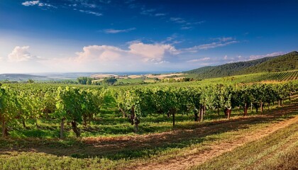 Canvas Print - vineyard in autumn