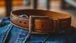 © Creative Deeds - Timeless Classic Leather Belt for Men - Elegant Accessory for Formal and Casual Wear
