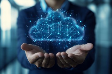 Poster - In the cloud, a medical database is supported.