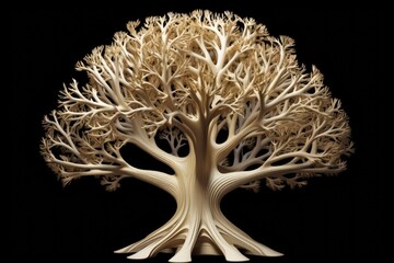 A 3d model of a tree