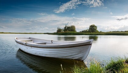 boat on the lake