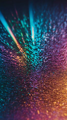 Wall Mural - Holographic gradient with shimmering reflections